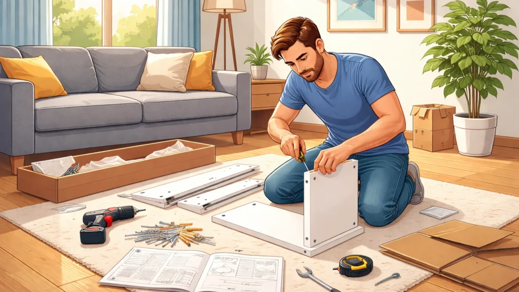 Mööbli kokkupanek kliendi kodus – professionaalne paigaldusteenus